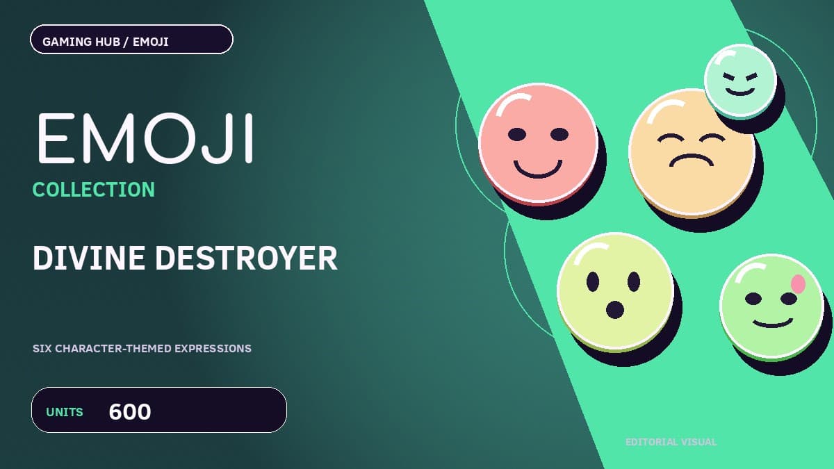 Divine Destroyer Emoji Bundle: Original Volpedia editorial cover · not in-game artwork