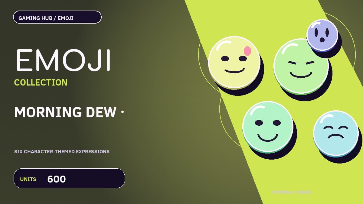 Morning Dew · Emoji Bundle: Original Volpedia editorial cover · not in-game artwork