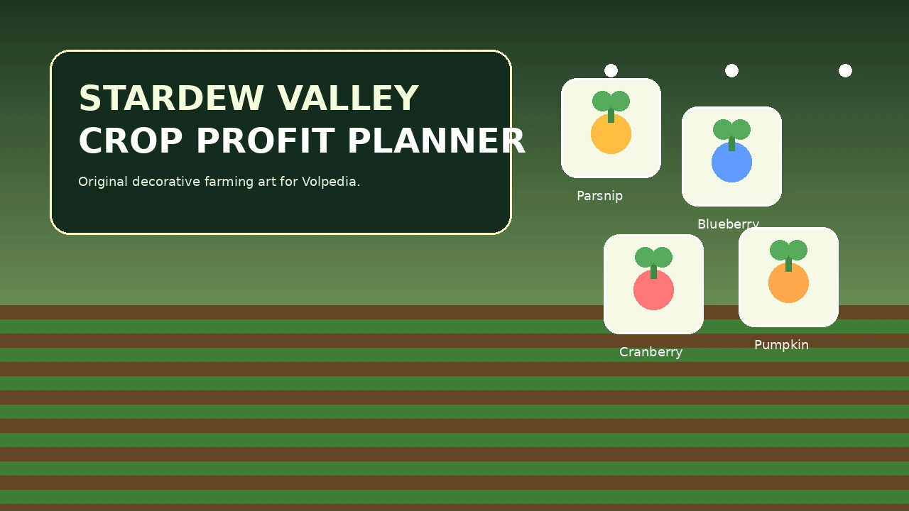 Original decorative crop-planning hero illustration