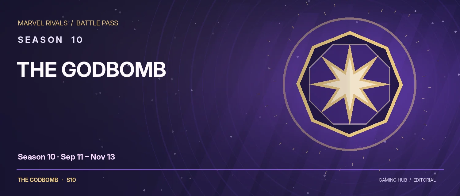 Original cosmic season 10 Godbomb cover