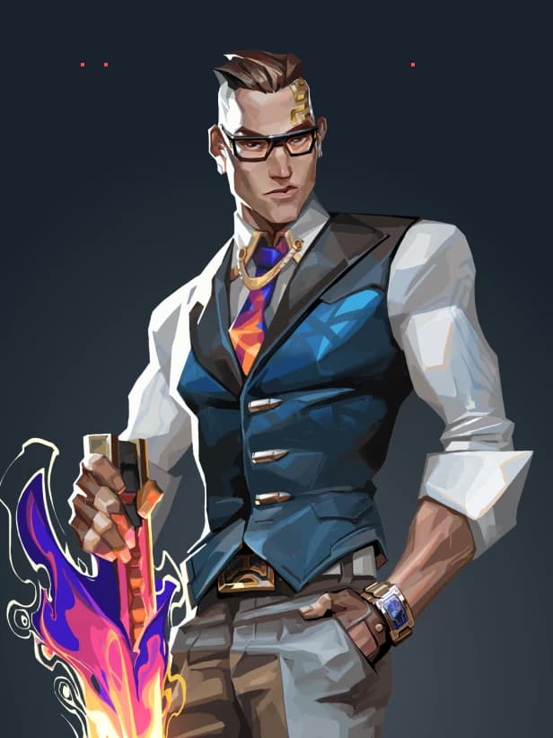 Chamber — official VALORANT agent portrait