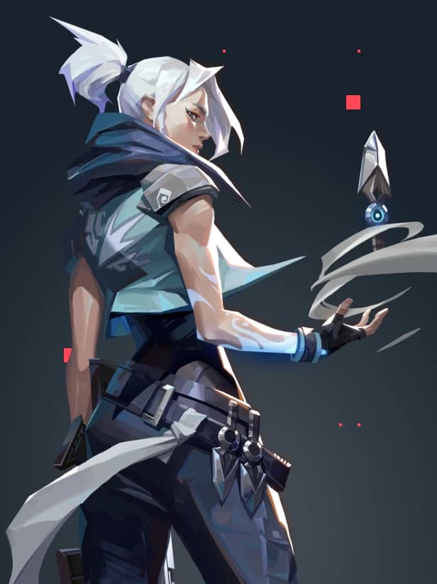 Jett — official VALORANT agent portrait