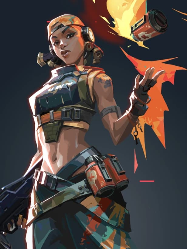 Raze — official VALORANT agent portrait