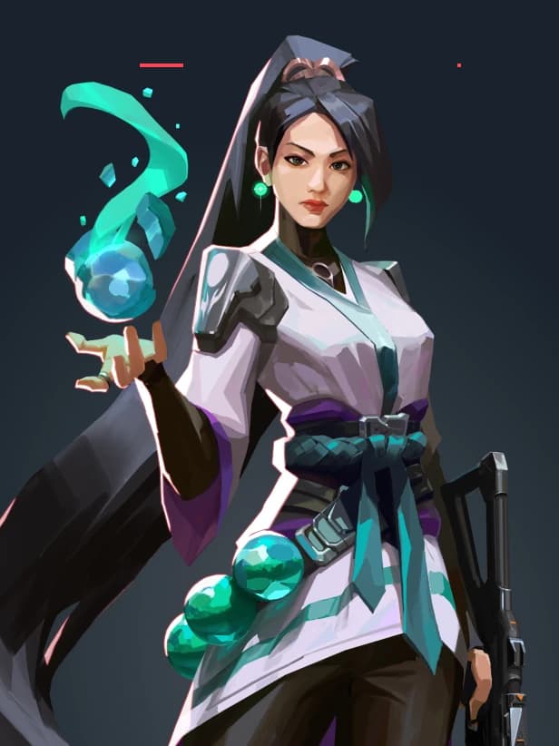 Sage — official VALORANT agent portrait