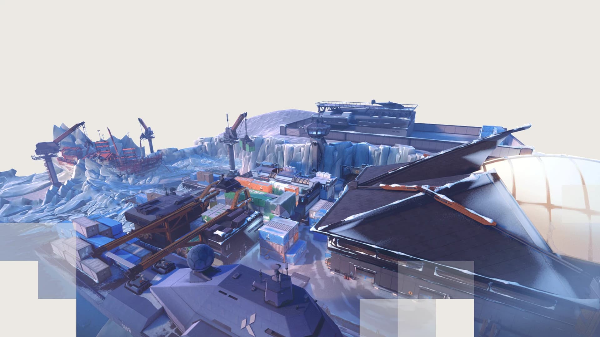 Icebox — official VALORANT map overview artwork